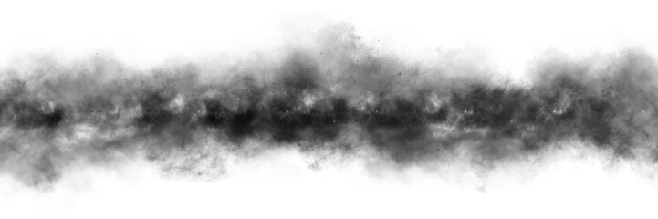 realistic black smoke element