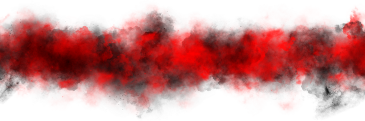red and black smoke elements