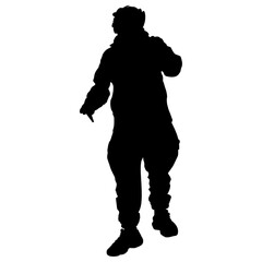 silhouette of a person