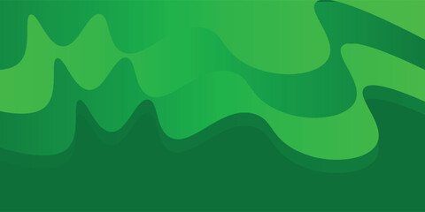 Abstract green wave background. Dynamic curve combination. eps 10