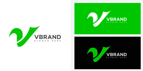 V Letter Logo Icon Brand Identity Sign, V Letter Symbol Template  - obrazy, fototapety, plakaty