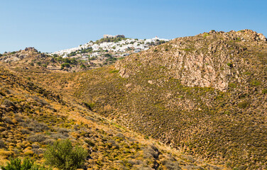 patmos greece agean island in summer