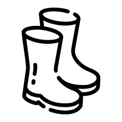 boot Line Icon