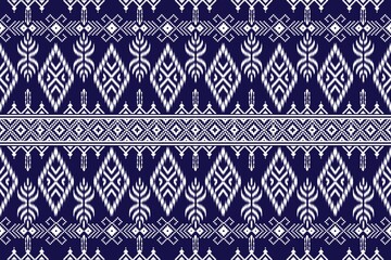 Geometric ethnic oriental ikat pattern traditional, embroidery style design for background, carpet, wallpaper, clothing, wrapping, batik, fabric