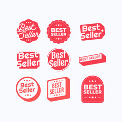 Best seller badge label design template
