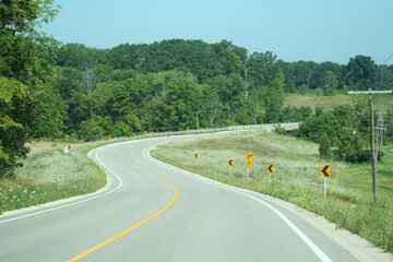 road in the countryside