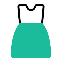 Obraz premium This is the Dress icon from the Party and Celebration icon collection with an mixed color style