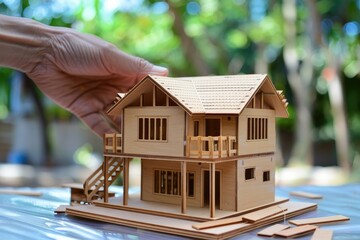 Crafting the Ideal Home: A Hand-Built Model of Perfection