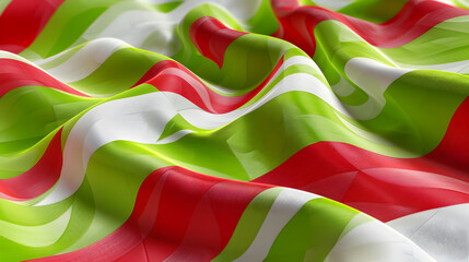 The Vivid Ikurrina: Flag of Basque Country in Spain Symbolising Unity - obrazy, fototapety, plakaty