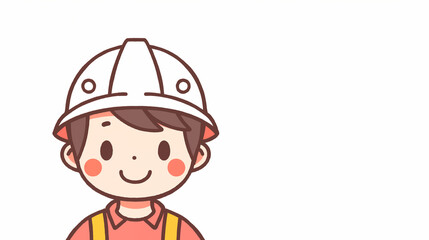 Hand drawn cartoon repairman illustration