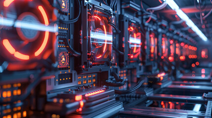 Crypto Mining Farm Bitcoin Mining Farm GPU CPU Mining Farm Crypto Currency Mining