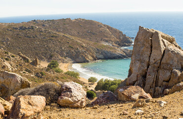 patmos greece agean island in summer