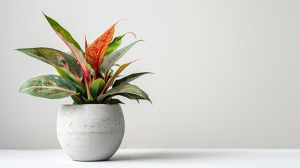 house plant in pots, set against a white background, are suitable for interior home decoration