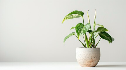 house plant in pots, set against a white background, are suitable for interior home decoration