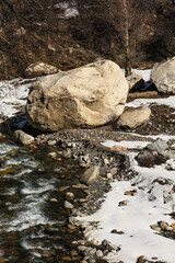 river in the mountains