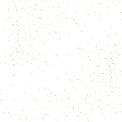 Gold confetti sparkling glitter on a transparent background. Shiny confetti for banner, poster,...