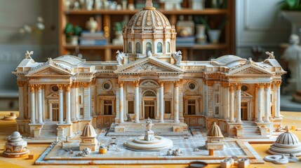 宮殿風の住宅模型,Generative AI AI画像 - 763696090