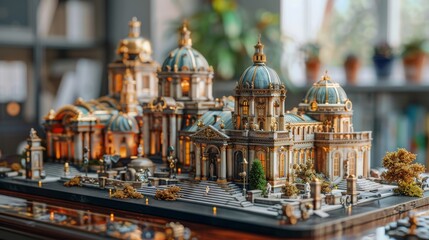 宮殿風の住宅模型,Generative AI AI画像 - 763696219