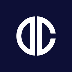 modern dc circle logo design