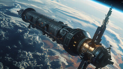 satellite in space, astronomy or space science wallpaper 