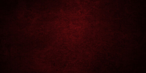 Red stone wall texture grunge rock surface. dark red  concrete light maroon backdrop. wide panoramic banner. old wall stone for dark red distressed grunge background wallpaper rough concrete wall. 
