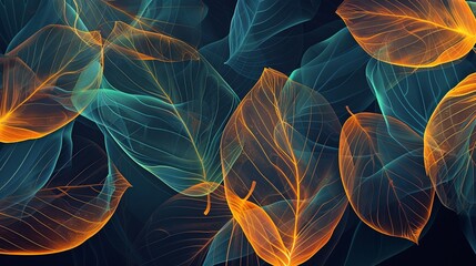 Indigo Flow: Organic Luminance