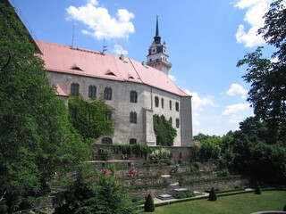 Schloss Hartenfels in Torgau mit Schlossgarten