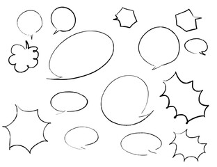 手書きのふきだし