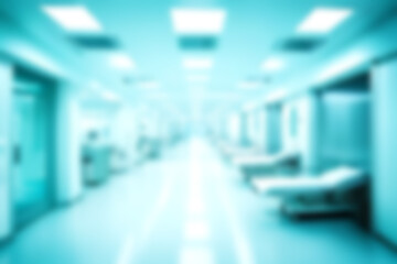 Light blurred background. clinic or hospital,blank hall of an office or medical institution hall...