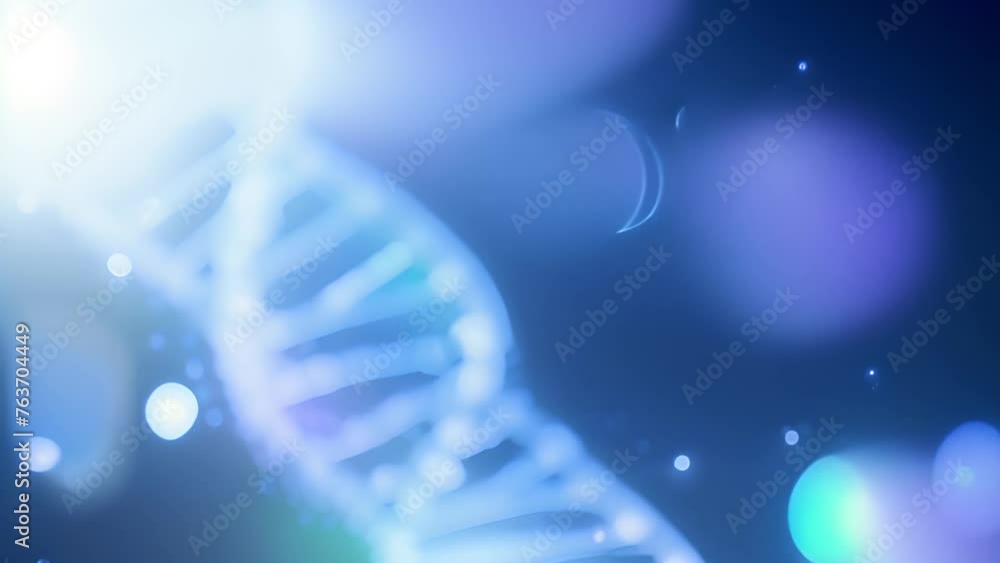 Poster close up of dna structure generative ai
