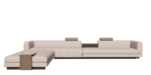 Comfortable sofa with cushion and pillow, living room, isometric sofa, sofa with pillows mockup, top view, font view, side view, isolated,perspective, rendering
