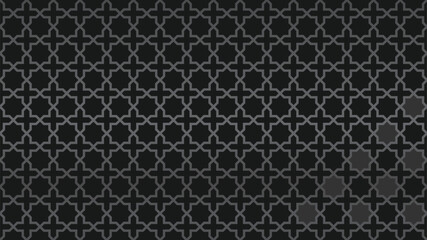 luxury islamic pattern background black color