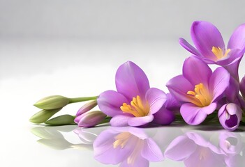 Fototapeta na wymiar spring flowers crocus