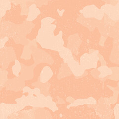 Seamless tan pink distressed grunge military fashion camo pattern vector - 763708683
