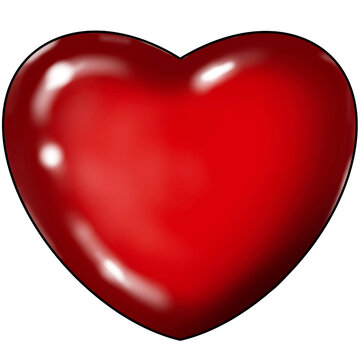 Lovely red heart
