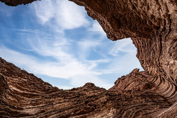 A view of the amphitheater, Cafayate, Salta, Argentina