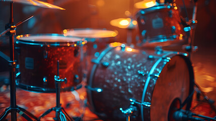 live concert music band, drummer musical instrument