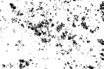 Grunge background Vector. Texture black and white old surface. Abstract monochrome background pattern of dust, stains.
