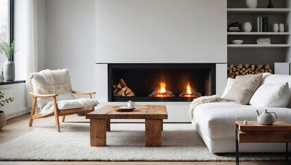 Scandinavian modern living room 