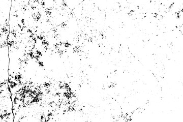 Grunge background Vector. Texture black and white old surface. Abstract monochrome background pattern with ink spots, cracks, stains. for printing and design