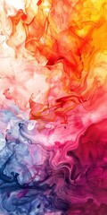 Abstract background pattern, artistic paint, liquid multicolored effect.background image for mobile phone, ios, Android, banner for instagram stories, vertical wallpaper.
