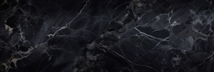 black marble with gold veining