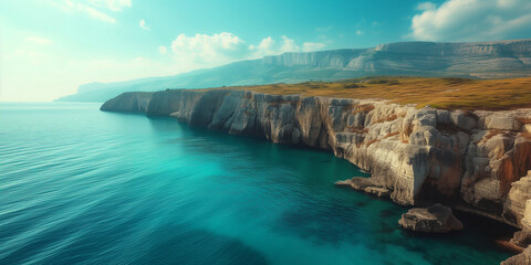 Elegant coastal cliffs