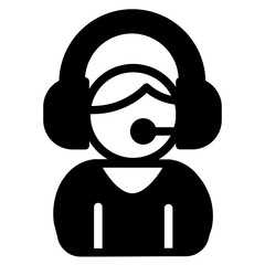 Online help glyph icon