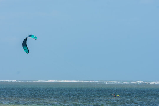 Kite Surfing in Watamu, Near Malindi, Kenya