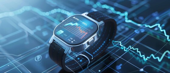 A wearable device monitoring vital signs, alerting users to potential health issues before they escalate