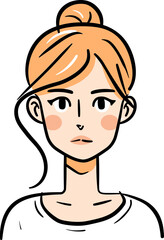 Expressive Vector Illustrations of Women Emotions