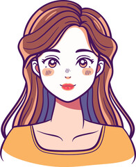 Vector Illustrations of Women Embracing Their Authenticity