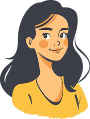 Vector Icons Symbolizing Women Strength in Unity