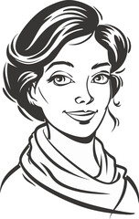 Vector Graphics Showcasing Women Resilience and Tenacity